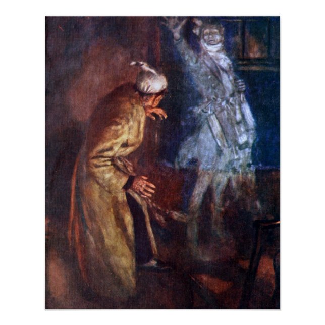 Pôster Uma canção de Natal: Fantasma de Marley (Frente)