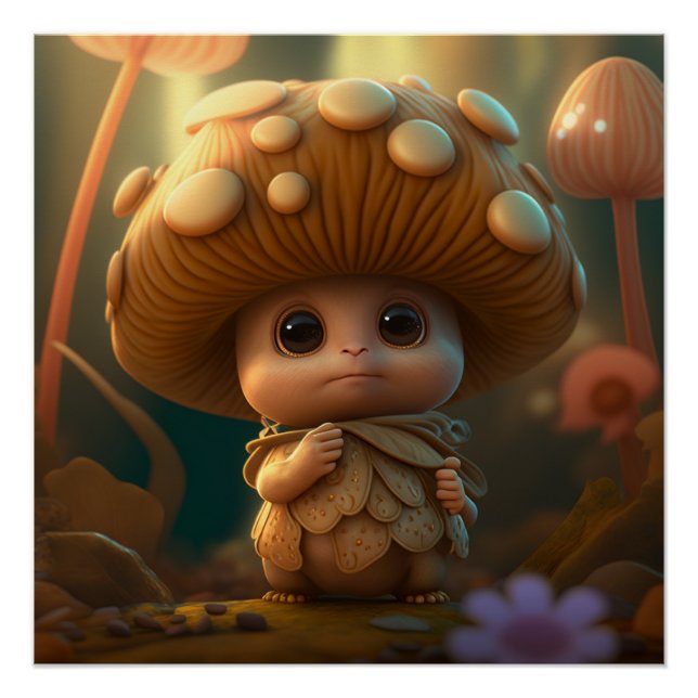 Pôster Uma Cara perdida na floresta (Frente)