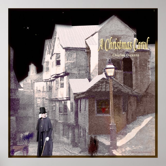 Pôster Uma Carol de Natal (Frente)