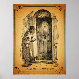 Poster Uma Carol de Natal: A Face de Marley