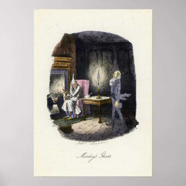 Pôster Uma Carol de Natal - Fantasma de Marley (Frente)