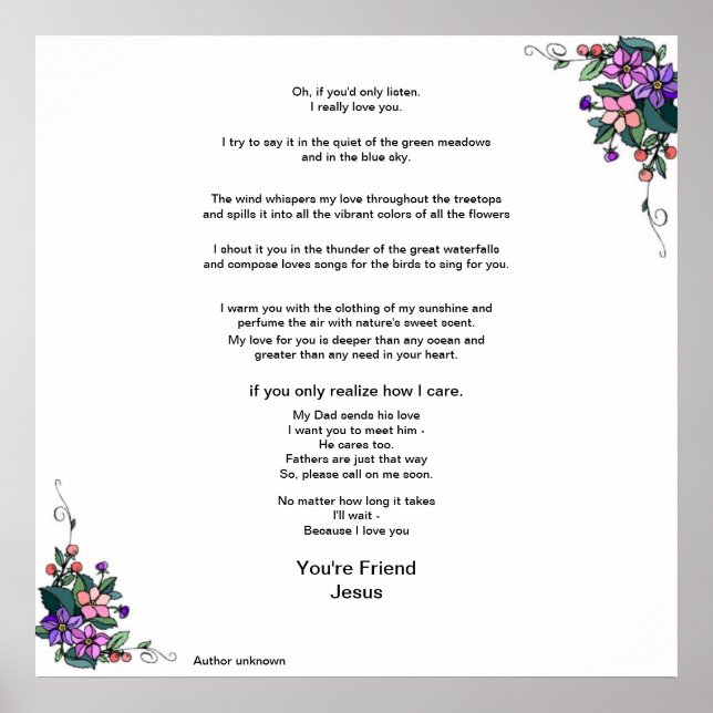 Pôster Uma Carta De Um Amigo. Segunda Parte.. (Frente)