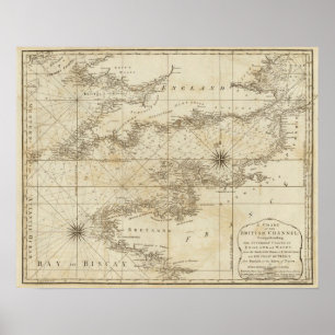Poster Uma carta do canal britânico
