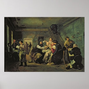 Pôster Uma casa comendo, 1859