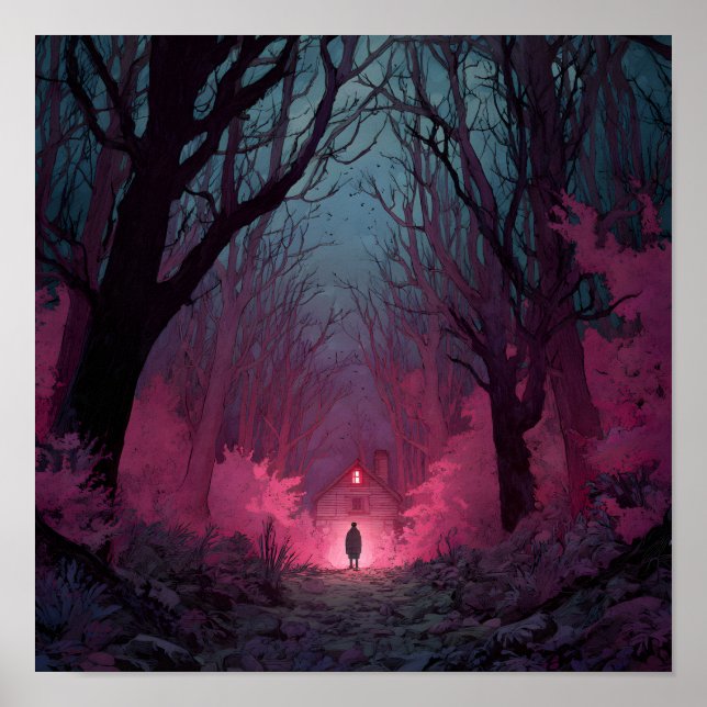 Poster Uma Casa na Floresta (Frente)