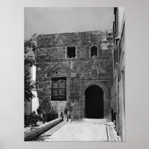Poster Uma casa velha em Lindos, o Rodes