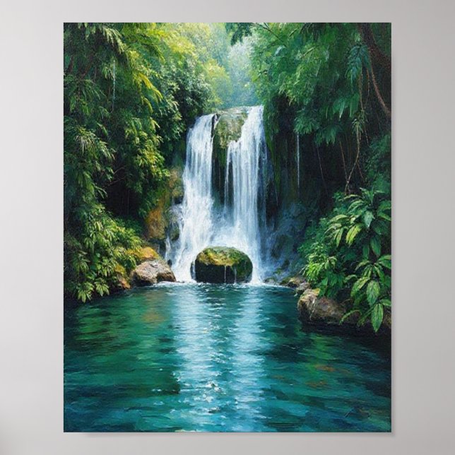 Poster Uma Cascata Banhada pelo Sol no Coração (Frente)