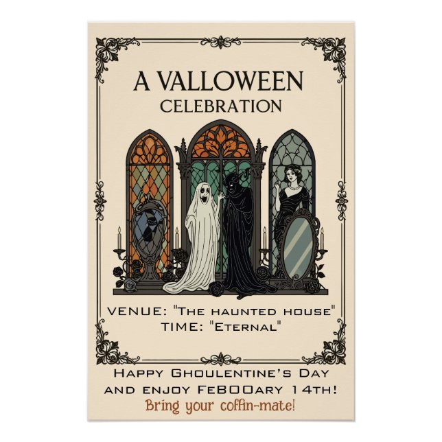 Pôster Uma Celebração de Valloween (Frente)