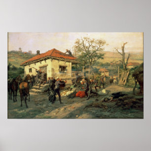 Pôster Uma cena da guerra Russo-Turca