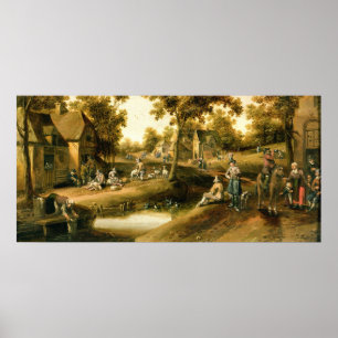 Pôster Uma cena da vila