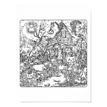 Uma Cena de Halloween assustadora