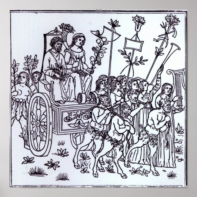 Pôster Uma cena do Decameron (Frente)