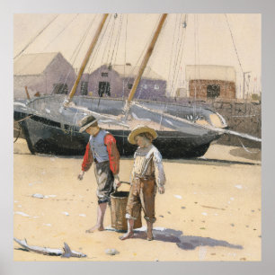 Poster Uma cesta de amêijoas