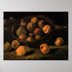Pôster Uma Cesta de Maçãs por Vincent van Gogh