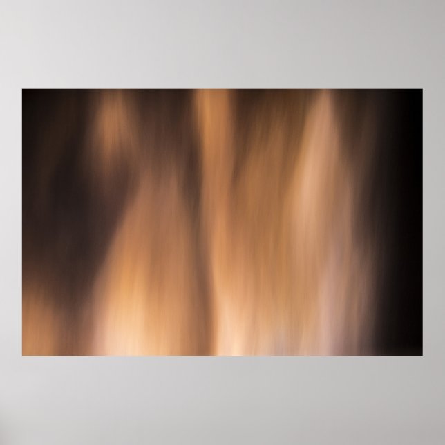 Poster Uma chama vermelha como a das luzes do Norte. (Frente)