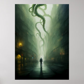 Poster Uma cidade sob o horror de Cthulhu