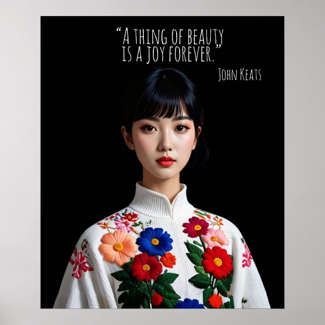 Poster Uma coisa de beleza é uma alegria para sempre (Frente)
