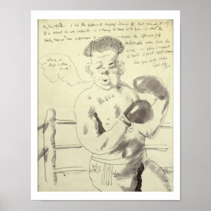 Poster Uma coleção de oito ilustrou letras a seu F