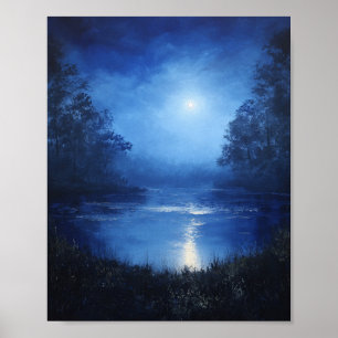 Poster Uma Comunhão ao Luar Entre a Luz Celestial