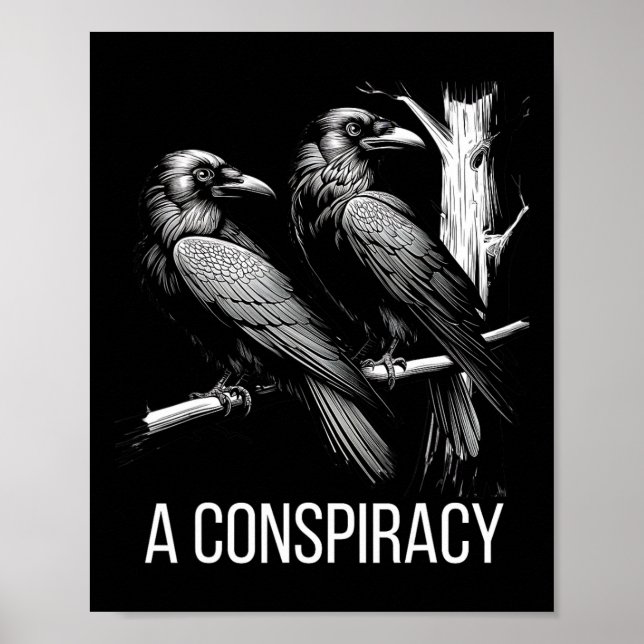 Poster Uma Conspiração Da Academia Ravens Gothic Raven Da (Frente)