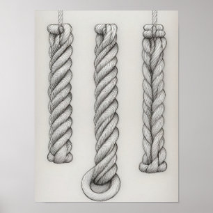 Poster Uma Corda de 3 Fios, Eclesiastes 4_12, Bíblia PARE