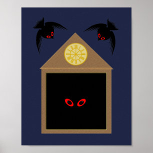 Poster Uma Desgentileza de Ravens Halloween