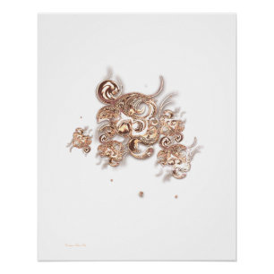 Pôster "Uma Elegância Refletora", Poster brilhante