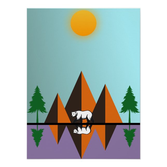 Pôster Uma Escape Moderna da Natureza (Frente)