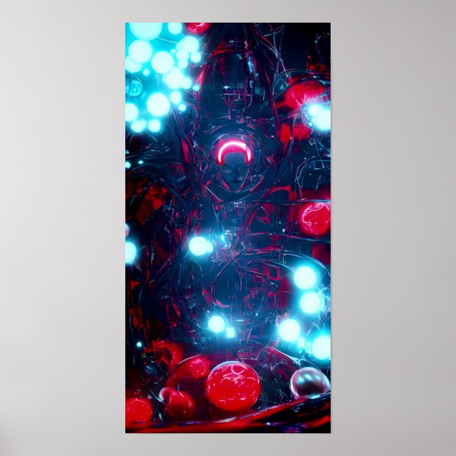 Poster Uma Esfera Vermelha 58 - I.A. (Frente)