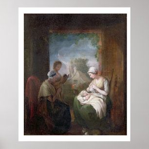 Poster Uma estadia quieta, c.1810 (óleo em canvas)