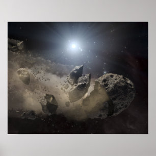 Pôster Uma estrela anã branca