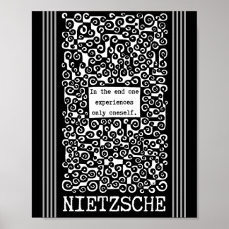 Poster Uma experiência que só se diz por Nietzsche