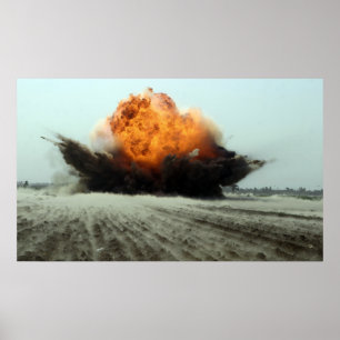 Poster Uma explosão entra em erupção