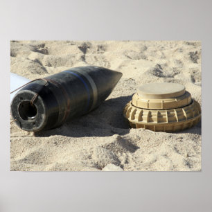 Poster Uma exposição estática de um escudo convertido 