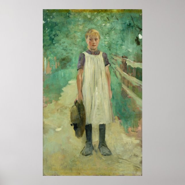 Pôster Uma Farmgirl, 1895 (Frente)