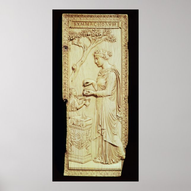 Pôster Uma folha do simachi Diptych (Frente)