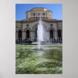 Pôster Uma fonte em Yerevan
