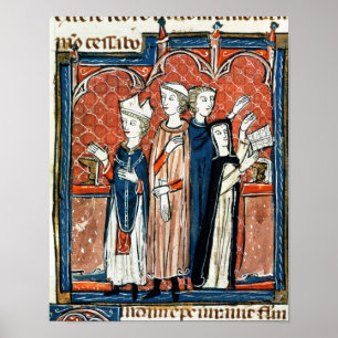 Pôster Uma freira levando seus votos e massa