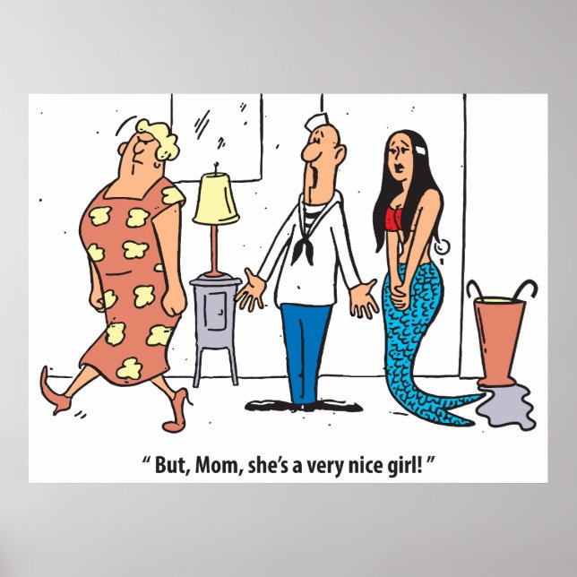 Poster Uma Garota Muito Bonita, Hilariante, Vintage (Frente)