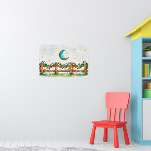 Poster Uma ilustração sonhadora em aquarela