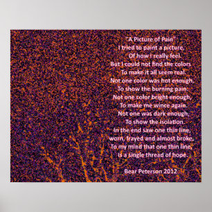 Pôster Uma imagem da dor