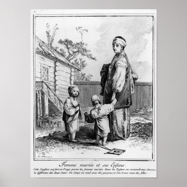 Pôster Uma judia casada e seus filhos (Frente)