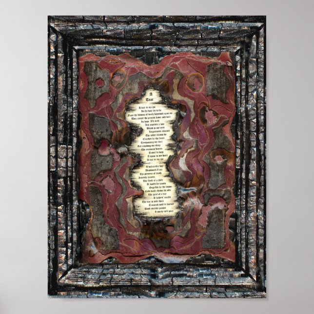 Poster Uma lágrima (Frente)