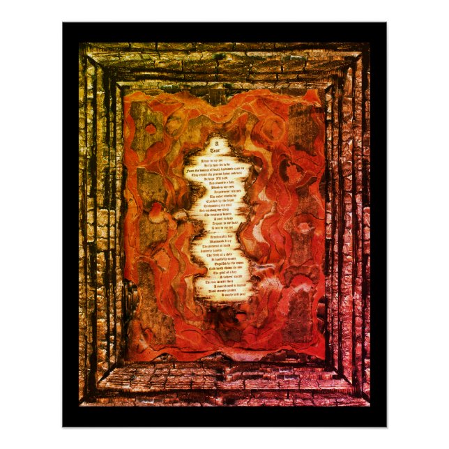 Pôster Uma lágrima (Frente)