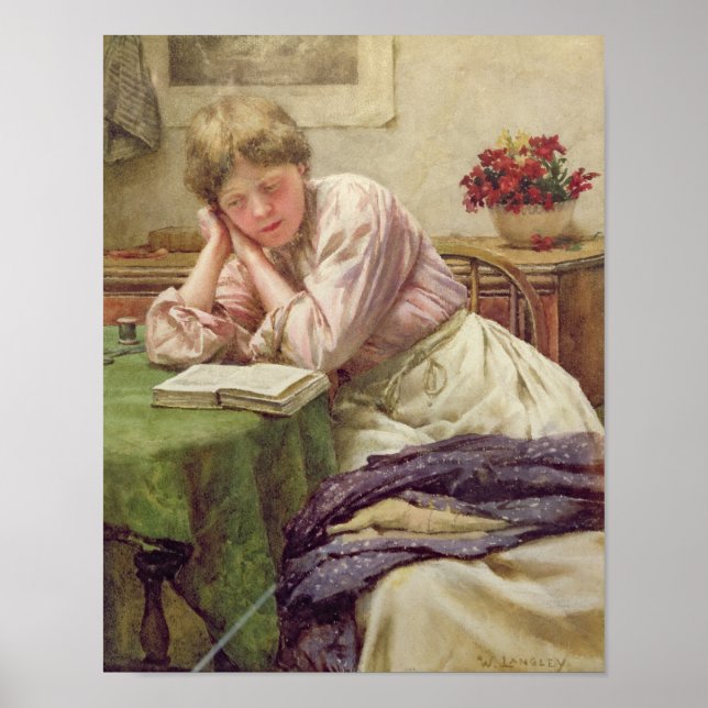 Pôster Uma leitura silenciosa (Frente)