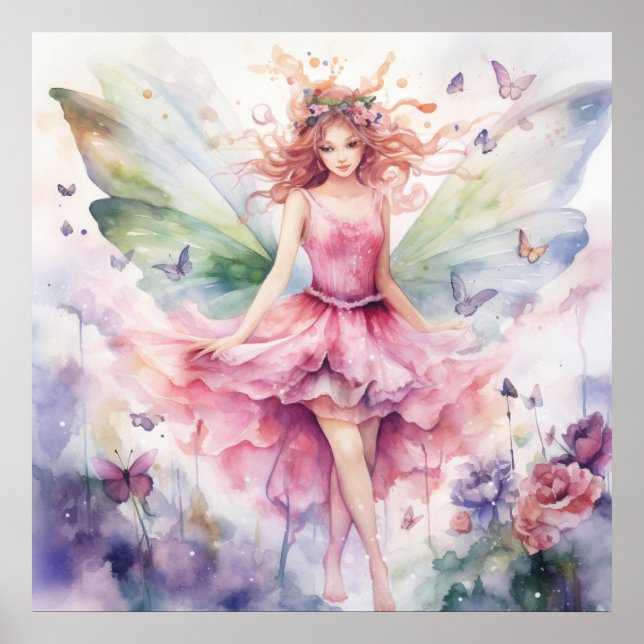 Poster Uma Linda Fada da Primavera (Frente)