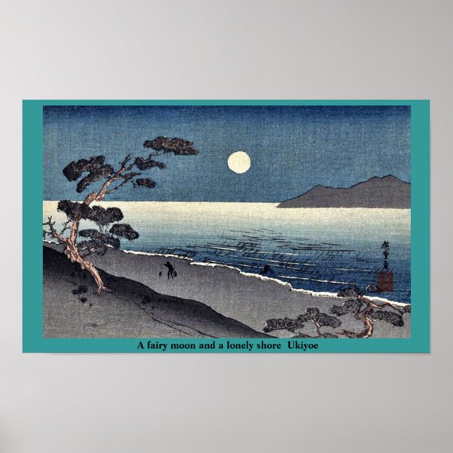Pôster Uma lua de fada e um Ukiyoe solitário (Frente)