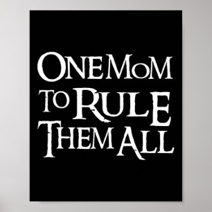 Poster Uma Mãe Engraçada Para Ordená-Los Para A Mãe Dia d