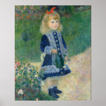 Uma Menina com um Regador (1876) | Auguste Renoir