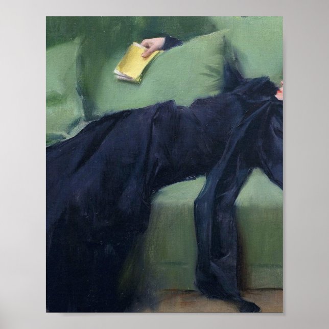 Poster Uma Menina Decadente - Ramon Casas (Frente)